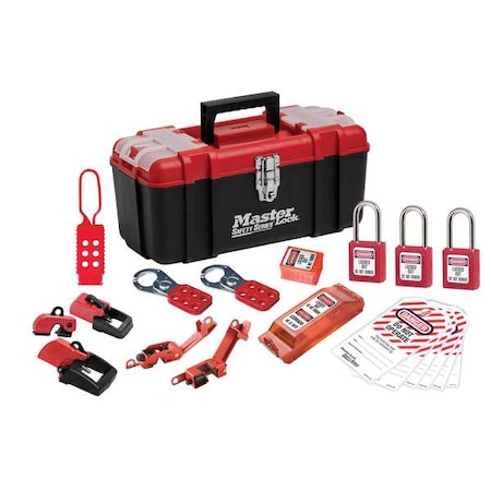 Master Lock 1457E410KABAS - Personal Safety Lockout Red