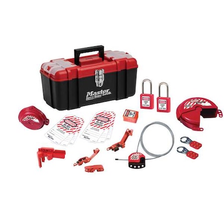 Master Lock 1457VE410KABAS - Valve/Electrical Kit,Red,Plastic Case