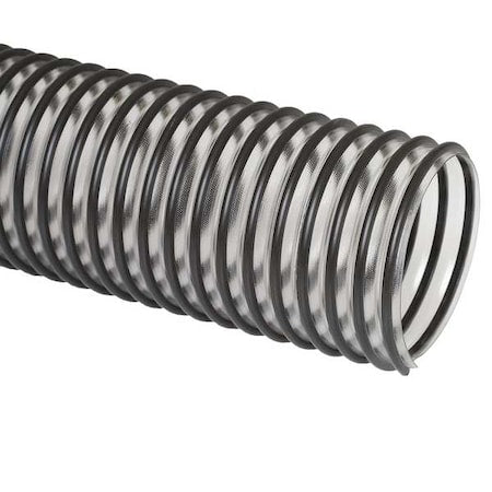 Flexaust Co 3504040025 - Ducting Hose,25 ft L,Black/Clear
