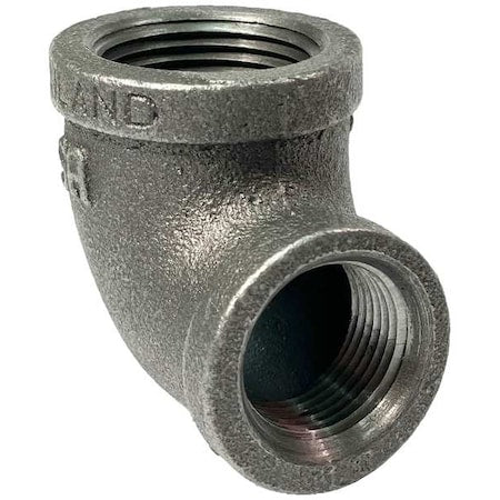 783Y38 - 90 Degrees Reducing Elbow 90 Degrees Reducing Elbow, 1/4" x 1/8" Pipe, FNPT, Malleable Iron