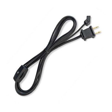 Dayton 786EX0 - Power Cord, 72 in L, Black, 115 V AC