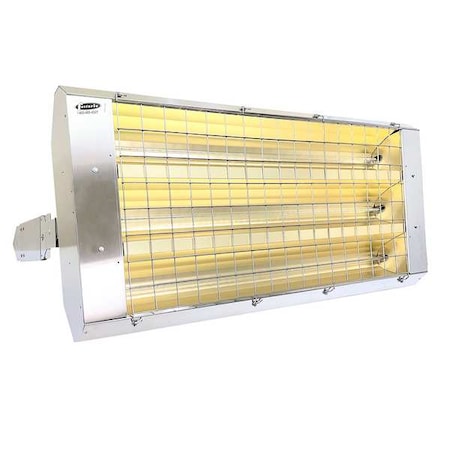 Fostoria P-60-463-THSS - Infrared Quartz Electric Heater, 1, 3 Phase, Stainless Steel, 480 V AC