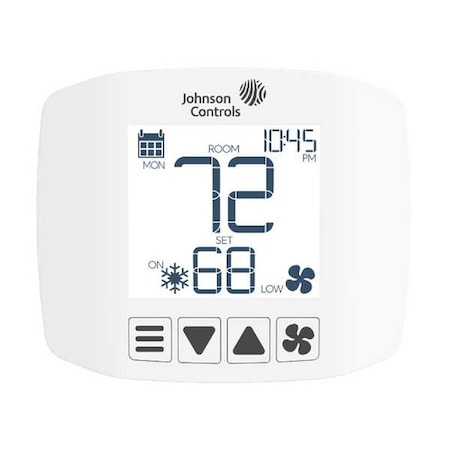 Johnson Controls FCP-PA-701-B - Thermostat,Push Button,24 to 30 V AC