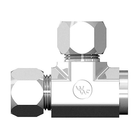Weatherhead 7805X08X06X08 - Tee,Steel,Comp1/2",FNPT3/8",Comp1/2"