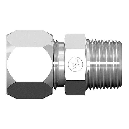 Weatherhead 7205X06X04 - Strt, Steel, Comp. 3/8 in, MNPT 3/8 in