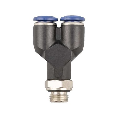 Aignep Usa 85320-05-04 - Push to Connect Fitting, Nylon, Black