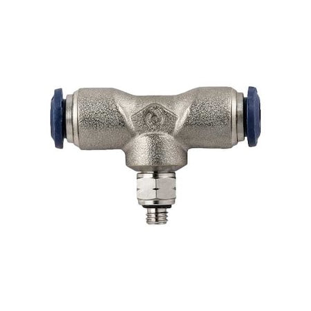 Aignep Usa 88215-53-32 - Push to Connect Fitting, Brass, Silver