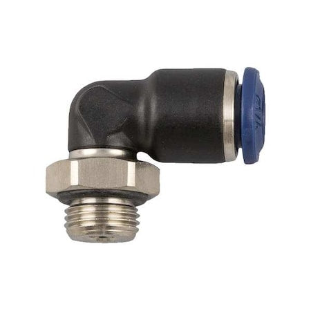 Aignep Usa 85110-04-08 - Push to Connect Fitting, Nylon, Silver