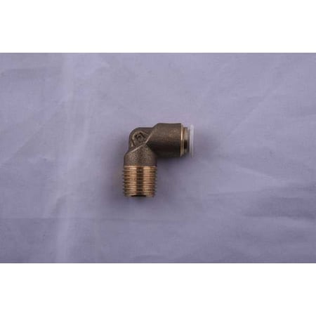 Aignep Usa 59100-6-1/8 - Push to Connect Fitting, Brass, Black