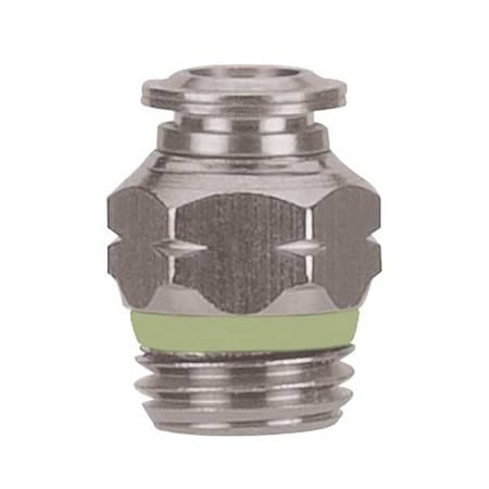 Aignep Usa 60000-06-08 - Push to Connect Fitting, Stainless Steel, Silver