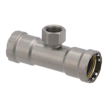 Viega 25446 - Tee,Steel,Press-fit11/2",11/2",FNPT1"