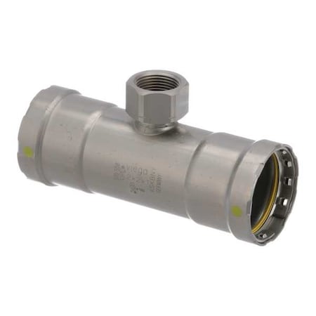 Viega 25466 - Tee, Steel, Press-fit 2", 2", FNPT 1"