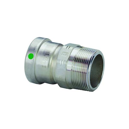 Viega 80065 - Strt, SS, Press-fit 3 in, MNPT 3 in