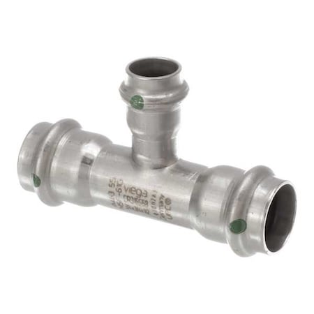 Viega 80630 - Tee, SS, Press-fit 3/4", 3/4", 1/2"