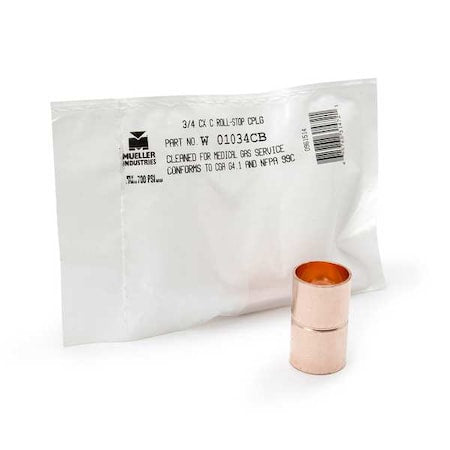 Streamline W 01034CB - Straight, Copper, Cup 3/4 in, Cup 3/4 in