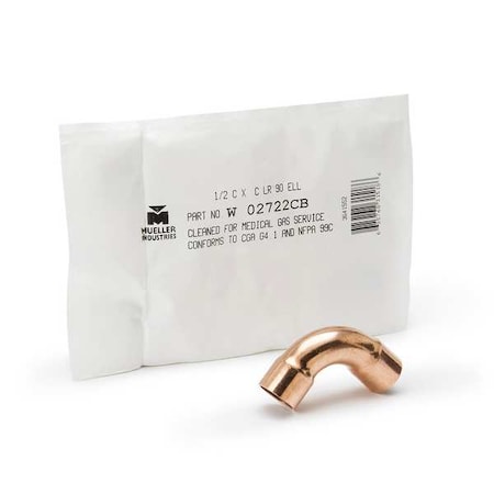 Streamline W 02747CB - Elbow, Copper, Cup 1 in, Cup 1 in