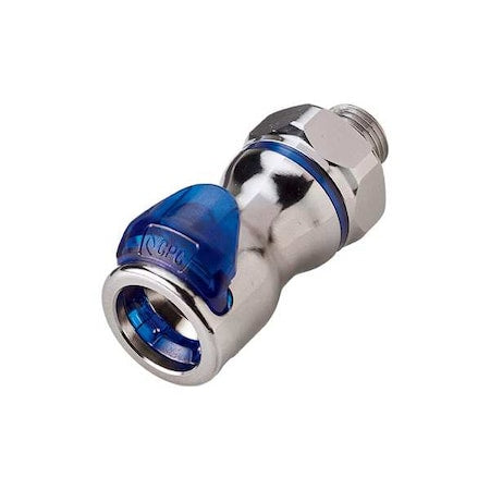 Cpc LQ6D30006BLU - Quick Connection Coupling, Brass, 3/8 in