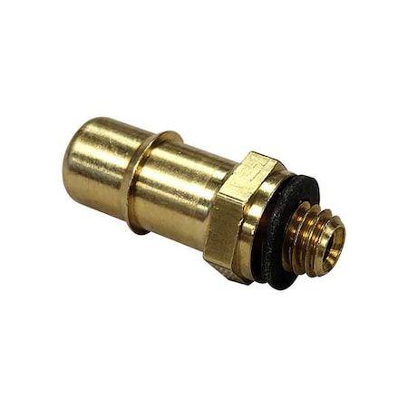 Mem-Co 1/2BSPP-B1-O-V-316SS - Mini Barb Fitting,SS,1 5/32 in L