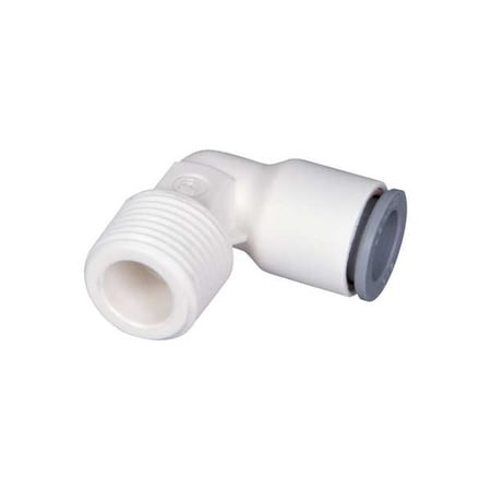 Parker 6579 06 17WP2 - Metric Plastic Push-to-Connect Fitting, Polymer, White