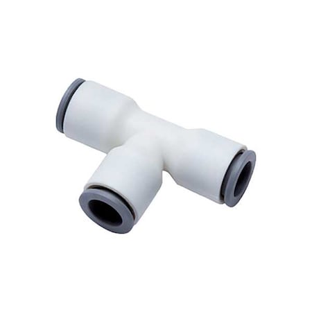Parker 6304 08 00WP2 - Metric Plastic Push-to-Connect Fitting, Polymer, White