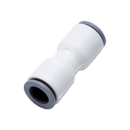 Parker 6306 08 62WP2 - Fractional Plastic Push-to-Connect Fitting, Polymer, White