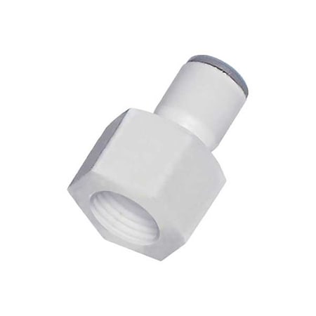 Parker 6325 60 133WP2 - Fractional Plastic Push-to-Connect Fitting, Polymer, White