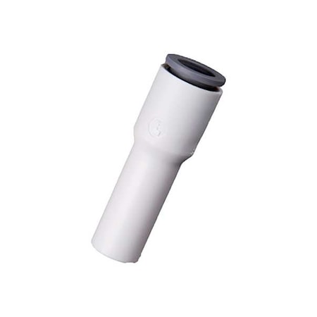 Parker 6366 08 10WP2 - Metric Plastic Push-to-Connect Fitting, Polymer, White