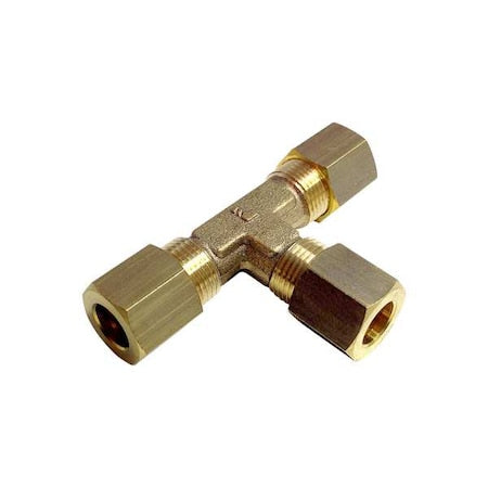 Parker 0104 05 00 - Tee,Brass,Comp5mm,Comp5mm,Comp5mm