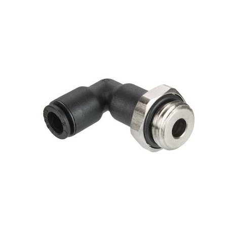 Legris 3169 06 55 - Metric Push-to-Connect Fitting, Polymer, Black