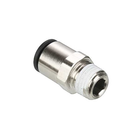 Legris 3175 06 21 - Metric Push-to-Connect Fitting, Brass, Silver