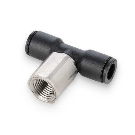 Legris 3008 60 14 - Fractional Push-to-Connect Fitting, Nylon, Black