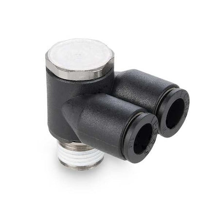 Legris 3049 60 18 - Fractional Push-to-Connect Fitting, Nylon, Black