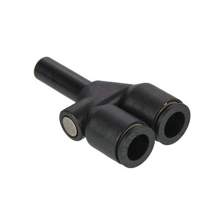 Legris 3142 53 00 - Fractional Push-to-Connect Fitting, Nylon, Black