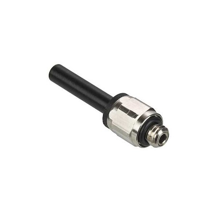 Legris 3131 08 10 - Metric Push-to-Connect Fitting, Polymer, Black