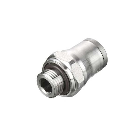Legris 3801 06 10 - Stud, SS, BSPP 1/8 mm, Push-Fit 6 mm