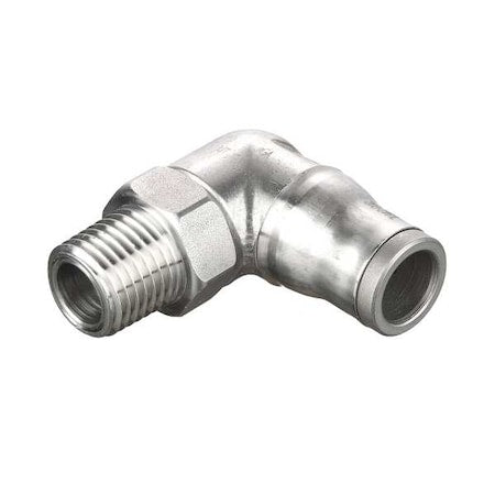 Legris 3889 12 21 - Metric Stainless Steel Push-to-Connect Fitting, Stainless Steel, Silver