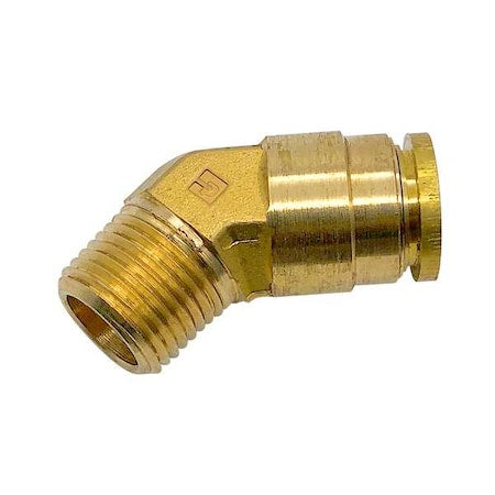 Parker 179PTCNS-6-6 - Brass DOT Push-to-Connect Fitting, Brass, Silver