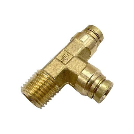Parker 171PTCNS-6-6 - Brass DOT Push-to-Connect Fitting, Brass, Gold