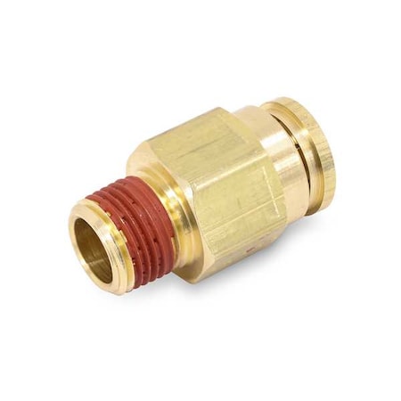 Parker VS68PTC-6-2 - Composite DOT Push-to-Connect Fitting, Brass, Silver