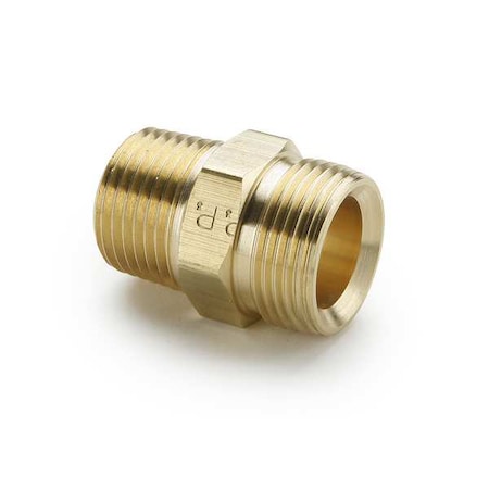 Parker 76RB-3/4-6 - Strt, Brass, MNPT , MBSPP 1/2 in
