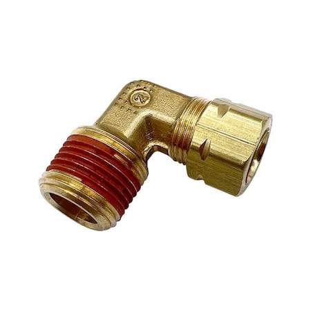Parker VS169CA-6-4 - Elbow, Brass, Comp. 3/8 in, MNPT 3/8 in