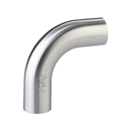 Maxpure TE2S6L3.0-PD - 90 Elbow,SS,Orbital Weld3"