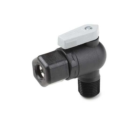 Parker FTPPB8VME8 - Manual 2-Way Ball Valve,Comp,Polypro