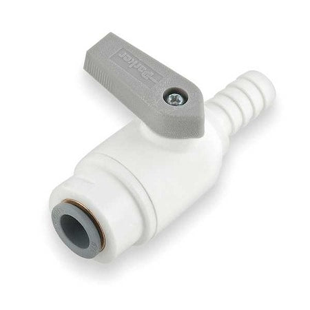 Parker LFPP4VUCPB4 - Manual 2-Way Ball Valve,Push,Polypro