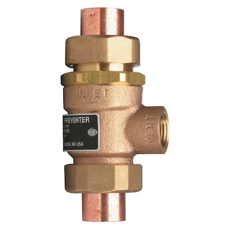 Watts 3/4 9DS-M2 - Backflow Preventer,Size 3/4",175 psi