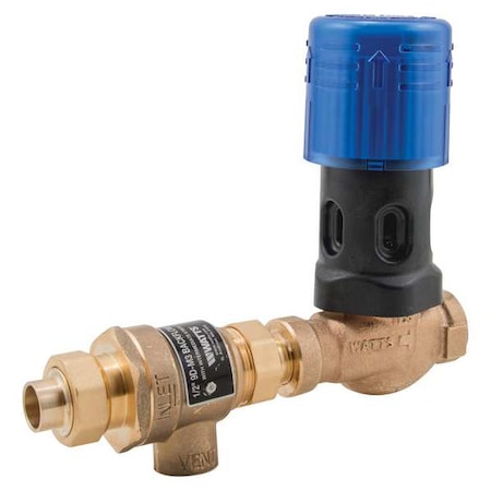 Watts 1/2 BD911T - Backflow Preventer,Size 1/2",100 psi