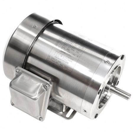 Leeson 191209.00 - Three-Phase Washdown Motor, 1 hp HP, 56 HC Frame, 230/460 V AC Voltage, 3,450 RPM Nameplate RPM