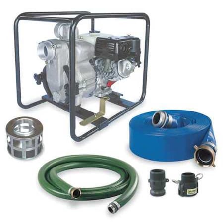 Dayton 7AJ18 - Engine Drive Pump Kit, 8 HP,Honda Engine