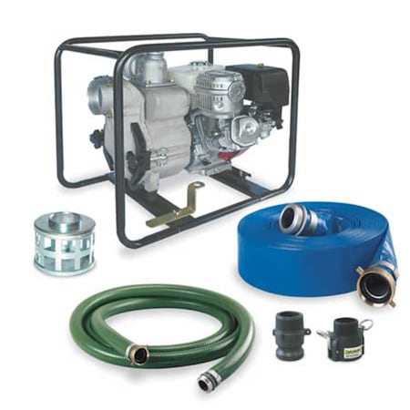 Dayton 7AJ19 - Engine Drive Pump Kit,11 HP,Honda Engine