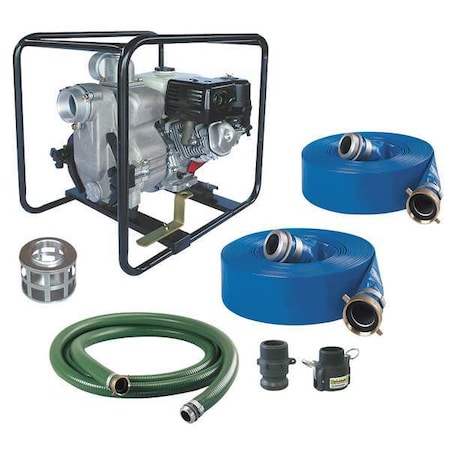 Dayton 7AJ22 - Engine Drive Pump Kit,11 HP,Honda Engine